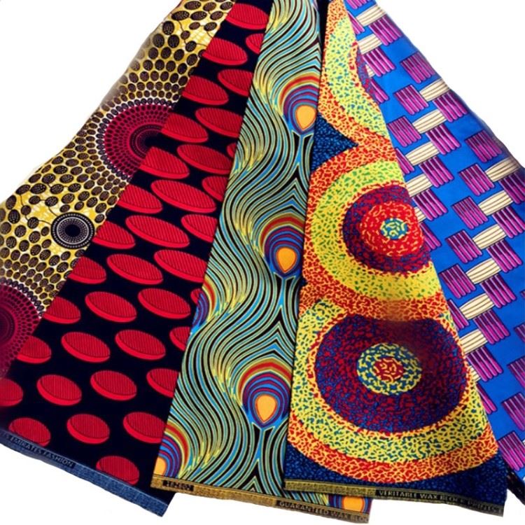 100% Cotton Wax Print Fabric factory